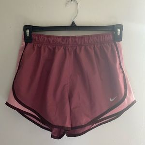 Purple/light purple Nike shorts